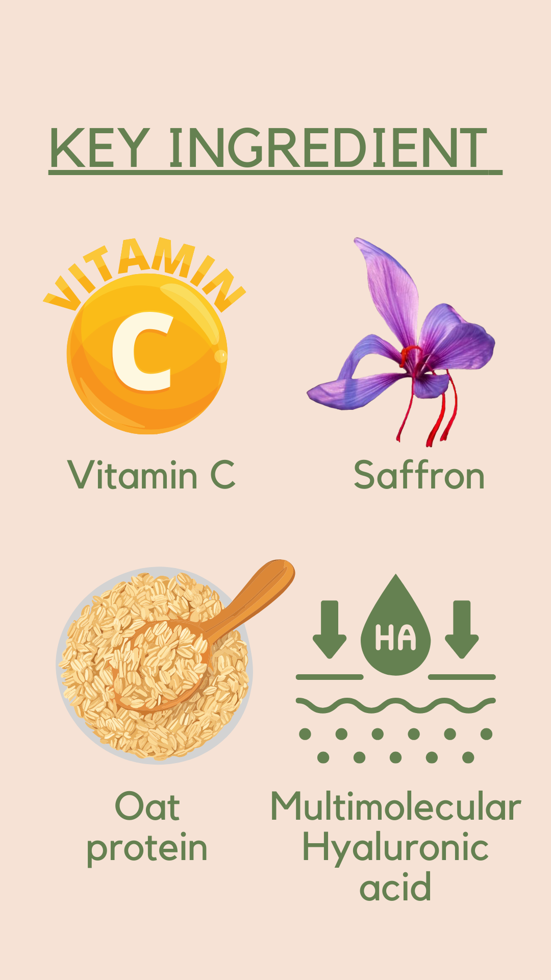 Vitamin C 10% face serum with saffron extract