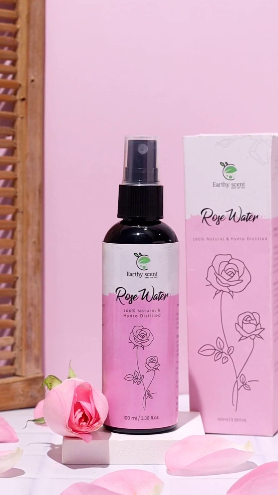 rose water and toner