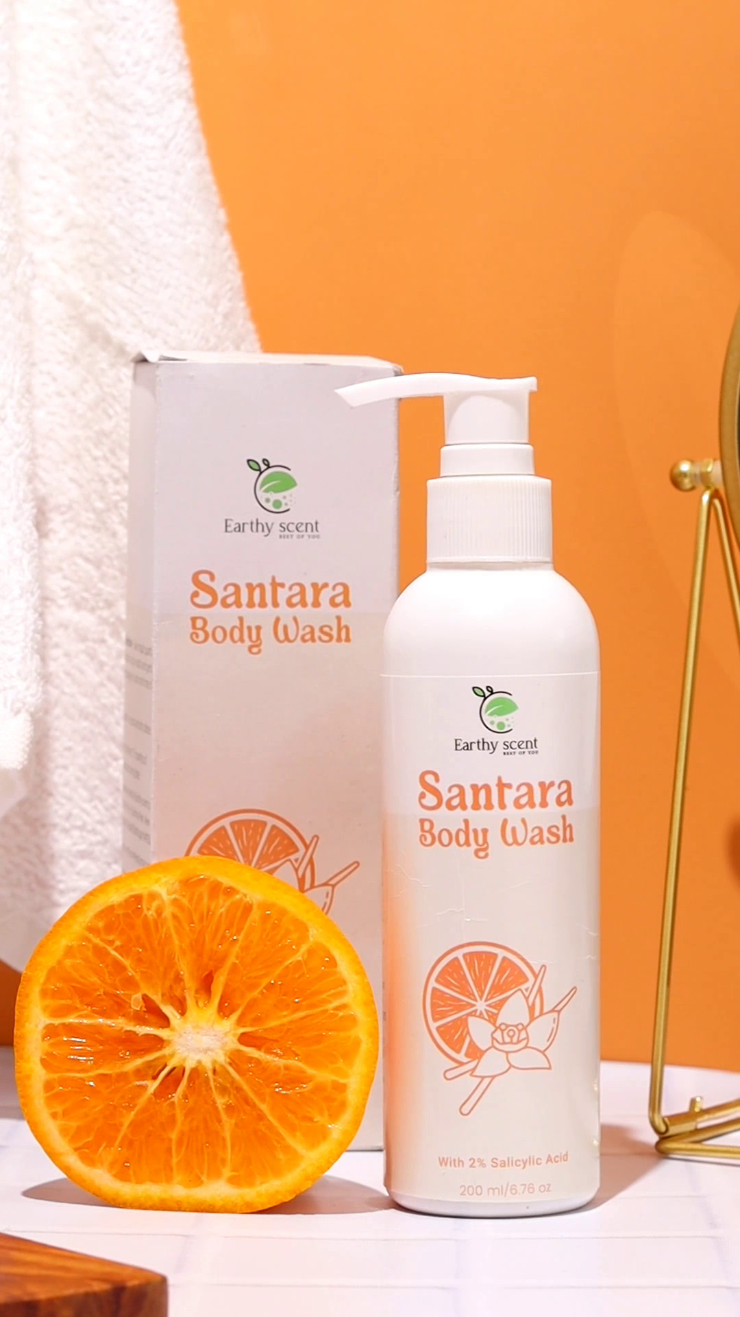 Santara body wash with 2% salicylic acid