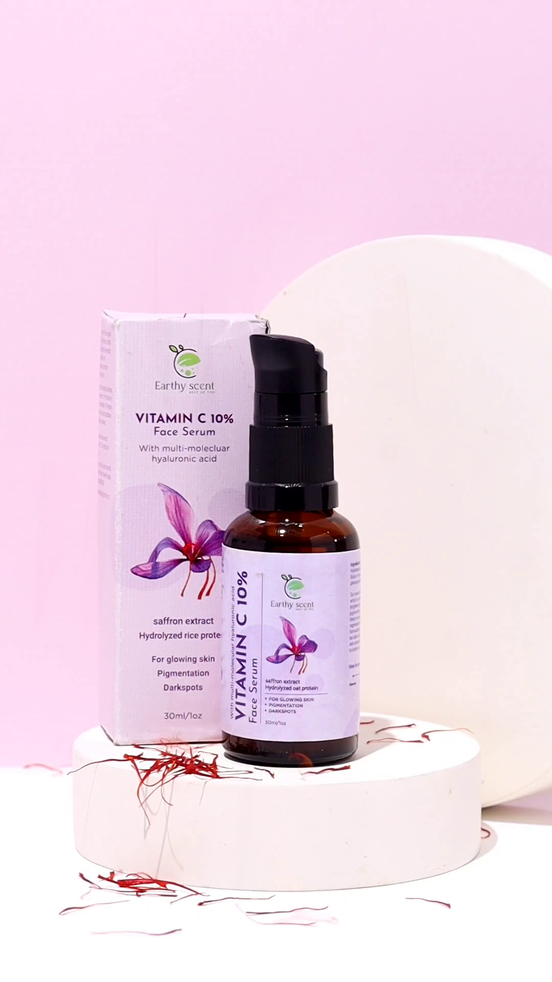 Vitamin C 10% face serum with saffron extract